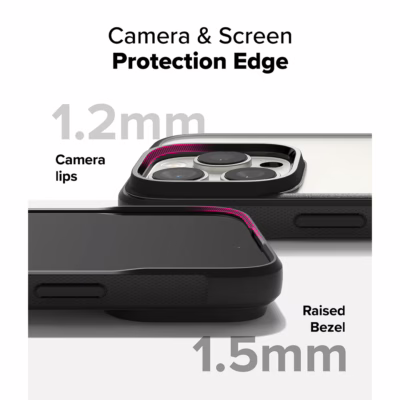 Ringke รุ่น Fusion Bold - เคส iPhone 16 Pro Max - สี Black