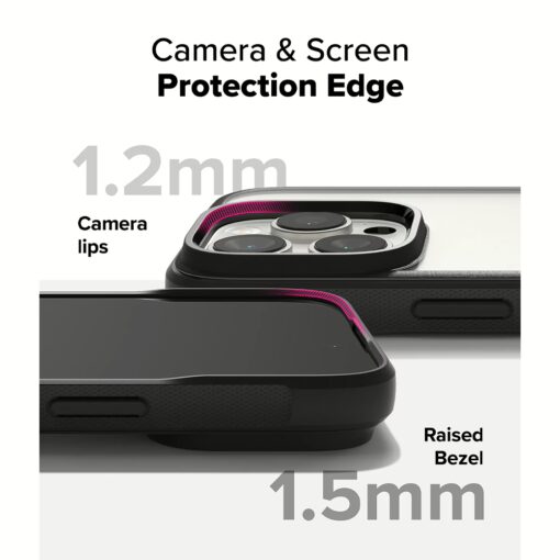 Ringke รุ่น Fusion Bold - เคส iPhone 16 Pro Max - สี Black - Image 8