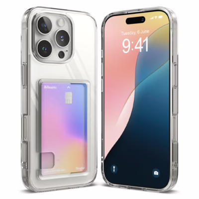 Ringke รุ่น Fusion Card - เคส iPhone 16 Pro Max - สี Clear