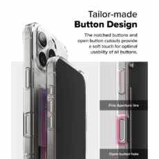 Ringke รุ่น Fusion Card - เคส iPhone 16 Pro Max - สี Clear