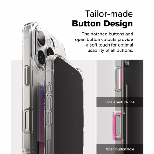 Ringke รุ่น Fusion Card - เคส iPhone 16 Pro Max - สี Clear