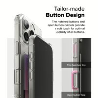 Ringke รุ่น Fusion Card - เคส iPhone 16 Pro Max - สี Clear