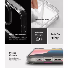 Ringke รุ่น Fusion Card - เคส iPhone 16 Pro Max - สี Clear