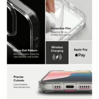 Ringke รุ่น Fusion Card - เคส iPhone 16 Pro Max - สี Clear