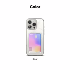 Ringke รุ่น Fusion Card - เคส iPhone 16 Pro Max - สี Clear