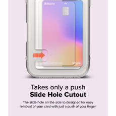 Ringke รุ่น Fusion Card - เคส iPhone 16 Pro Max - สี Clear