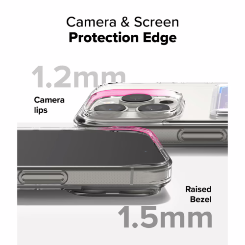 Ringke รุ่น Fusion Card - เคส iPhone 16 Pro Max - สี Clear