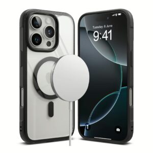 Ringke รุ่น Fusion Bold Magnetic - เคส iPhone 16 Pro Max - สี Black