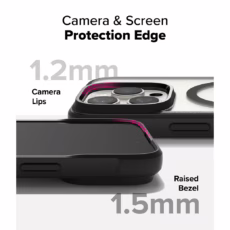 Ringke รุ่น Fusion Bold Magnetic - เคส iPhone 16 Pro Max - สี Black