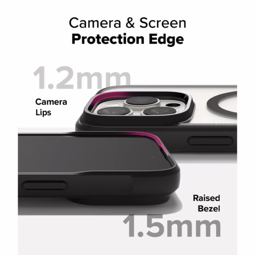 Ringke รุ่น Fusion Bold Magnetic - เคส iPhone 16 Pro Max - สี Black