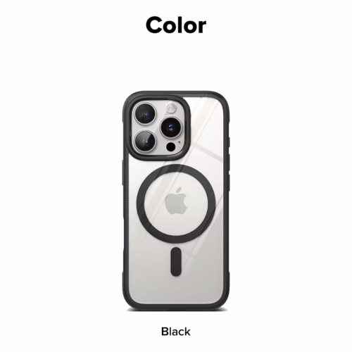 Ringke รุ่น Fusion Bold Magnetic - เคส iPhone 16 Pro Max - สี Black