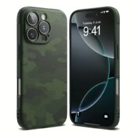 Ringke รุ่น Onyx Design - เคส iPhone 16 Pro Max - ลาย Camo Green