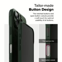 Ringke รุ่น Onyx Design - เคส iPhone 16 Pro Max - ลาย Camo Green