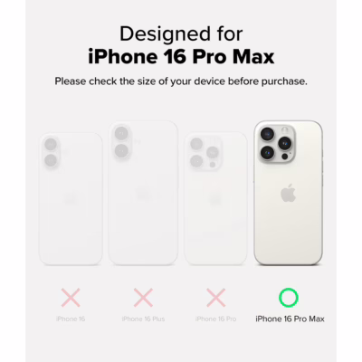 Ringke รุ่น Onyx Design - เคส iPhone 16 Pro Max - ลาย Camo Green