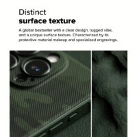 Ringke รุ่น Onyx Design - เคส iPhone 16 Pro Max - ลาย Camo Green