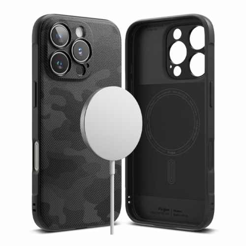 Ringke รุ่น Onyx Magnetic - เคส iPhone 16 Pro Max - ลาย Camo Black