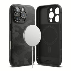 Ringke รุ่น Onyx Magnetic - เคส iPhone 16 Pro Max - ลาย Camo Black