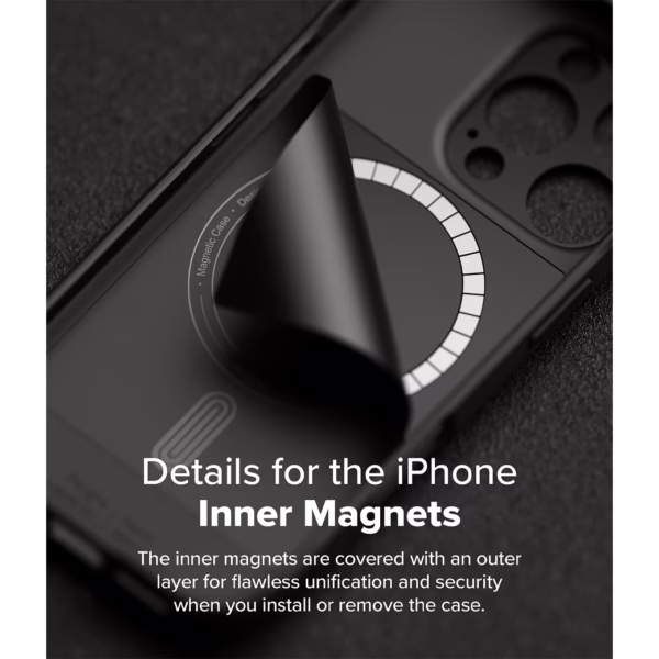 Ringke รุ่น Onyx Magnetic - เคส iPhone 16 Pro Max - ลาย Camo Black