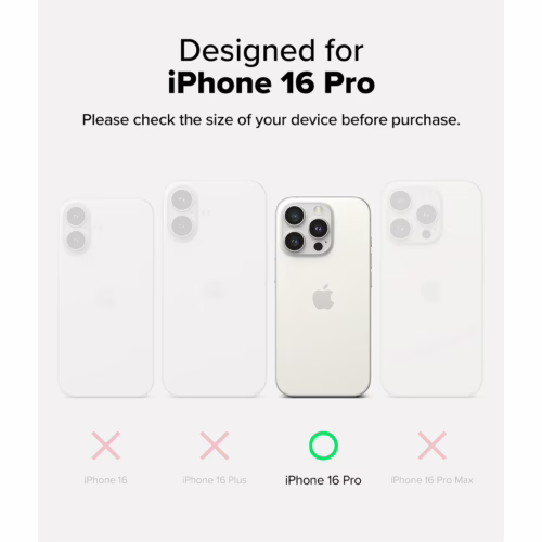 Ringke รุ่น Fusion Design - เคส iPhone 16 Pro - ลาย Seoul