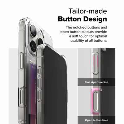Ringke รุ่น Fusion Card - เคส iPhone 16 Pro - สี Clear