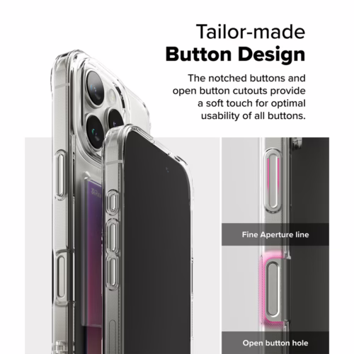 Ringke รุ่น Fusion Card - เคส iPhone 16 Pro - สี Clear