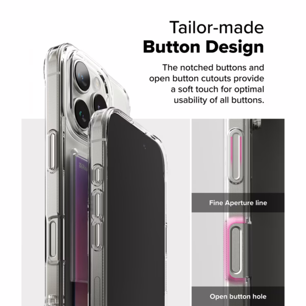 Ringke รุ่น Fusion Card - เคส iPhone 16 Pro - สี Clear