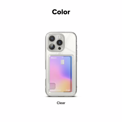 Ringke รุ่น Fusion Card - เคส iPhone 16 Pro - สี Clear