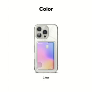 Ringke รุ่น Fusion Card - เคส iPhone 16 Pro - สี Clear 28 Ringke รุ่น Fusion Card - เคส iPhone 16 Pro - สี Clear