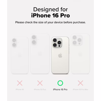 Ringke รุ่น Fusion Card - เคส iPhone 16 Pro - สี Clear
