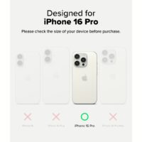 Ringke รุ่น Fusion Card - เคส iPhone 16 Pro - สี Clear