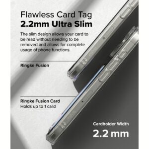 Ringke รุ่น Fusion Card - เคส iPhone 16 Pro - สี Clear 20 Ringke รุ่น Fusion Card - เคส iPhone 16 Pro - สี Clear
