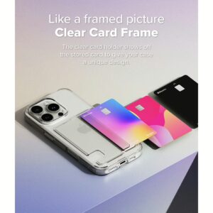 Ringke รุ่น Fusion Card - เคส iPhone 16 Pro - สี Clear 21 Ringke รุ่น Fusion Card - เคส iPhone 16 Pro - สี Clear