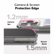 Ringke รุ่น Fusion Card - เคส iPhone 16 Pro - สี Clear