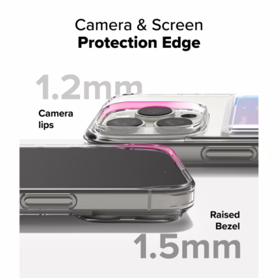 Ringke รุ่น Fusion Card - เคส iPhone 16 Pro - สี Clear