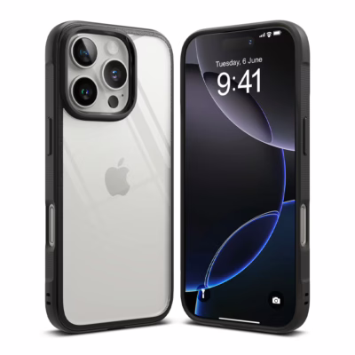 Ringke รุ่น Fusion Bold - เคส iPhone 16 Pro - สี Black