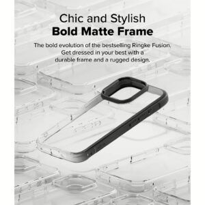 Ringke รุ่น Fusion Bold - เคส iPhone 16 Pro - สี Black