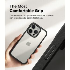 Ringke รุ่น Fusion Bold - เคส iPhone 16 Pro - สี Black