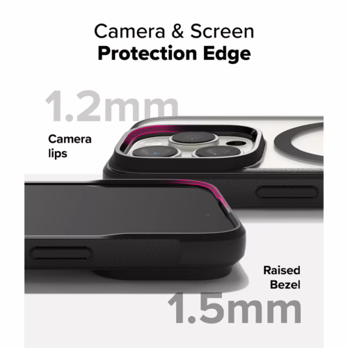Ringke รุ่น Fusion Bold Magnetic - เคส iPhone 16 Pro - สี Black