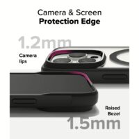 Ringke รุ่น Fusion Bold Magnetic - เคส iPhone 16 Pro - สี Black