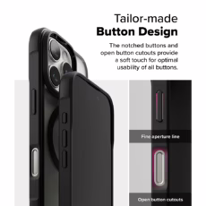 Ringke รุ่น Fusion Bold Magnetic - เคส iPhone 16 Pro - สี Black