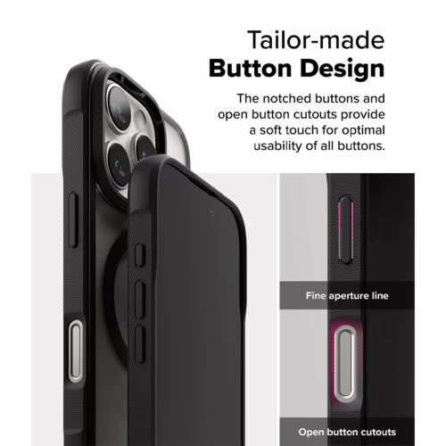 Ringke รุ่น Fusion Bold Magnetic - เคส iPhone 16 Pro - สี Black