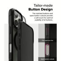 Ringke รุ่น Fusion Bold Magnetic - เคส iPhone 16 Pro - สี Black