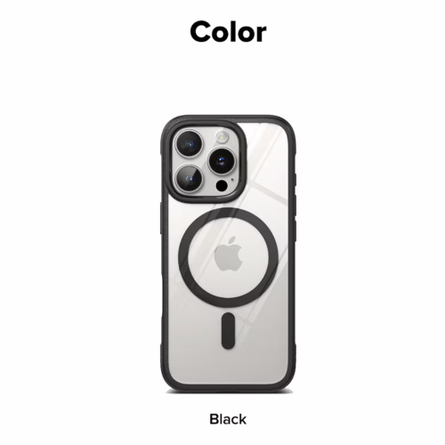 Ringke รุ่น Fusion Bold Magnetic - เคส iPhone 16 Pro - สี Black