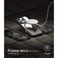 Ringke รุ่น Fusion Bold Magnetic - เคส iPhone 16 Pro - สี Black