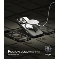 Ringke รุ่น Fusion Bold Magnetic - เคส iPhone 16 Pro - สี Black