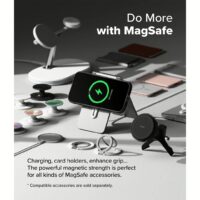 Ringke รุ่น Fusion Bold Magnetic - เคส iPhone 16 Pro - สี Black