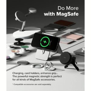 Ringke รุ่น Fusion Bold Magnetic - เคส iPhone 16 Pro - สี Black