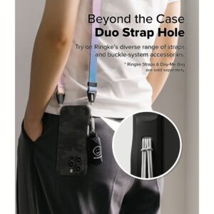 Ringke รุ่น Onyx Design - เคส iPhone 16 Pro - ลาย Camo Black