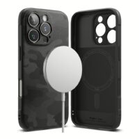 Ringke รุ่น Onyx Magnetic - เคส iPhone 16 Pro - ลาย Camo Black