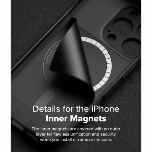 Ringke รุ่น Onyx Magnetic - เคส iPhone 16 Pro - ลาย Camo Black